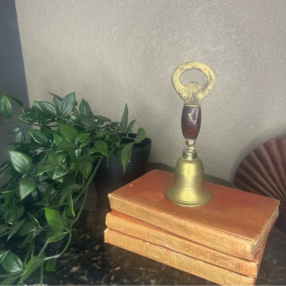 Vintage Brass Thailand Bell with bottle opener top